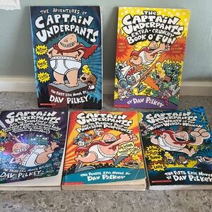 Captain Underpants Books by Dav Pilkey